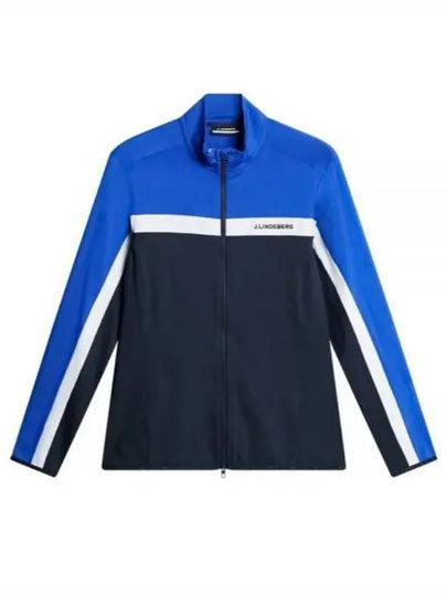 Jarvis Mid Layer Zip Up Jacket Blue - J.LINDEBERG - BALAAN 2