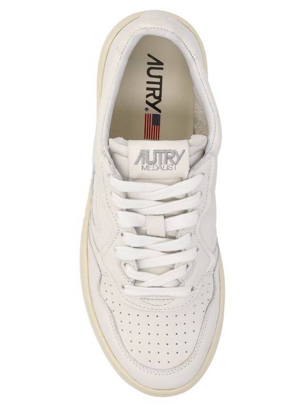 Medalist Goatskin Low Top Sneakers White - AUTRY - BALAAN 5