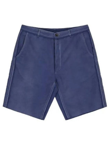 Walker Moleskine Shorts Pants Cobalt Blue - MAISON MARGIELA - BALAAN 1