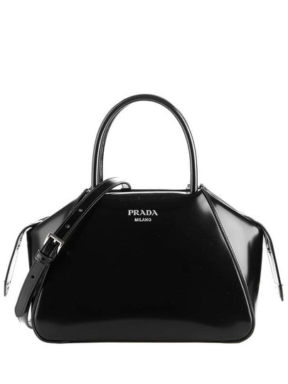 Brushed Supernova Hand Shoulder Bag Black - PRADA - BALAAN 2