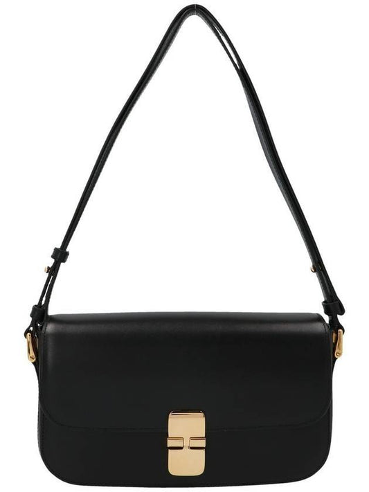 Grace Baguette Shoulder Bag Black - A.P.C. - BALAAN 1