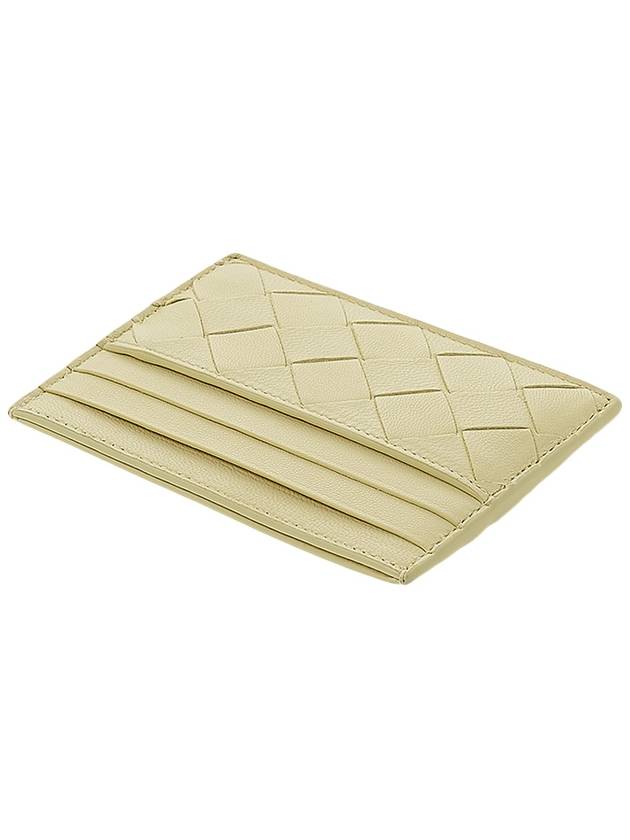 Intrecciato Leather Card Wallet Beige - BOTTEGA VENETA - BALAAN 5