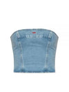 De-Ville Denim Sleeveless Light Blue - DIESEL - BALAAN 2