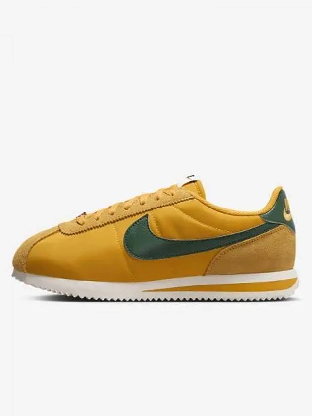 Cortez Textile Sneakers Yellow Ocher Safety Orange Black Goji Green DZ2795 702 698419 - NIKE - BALAAN 1