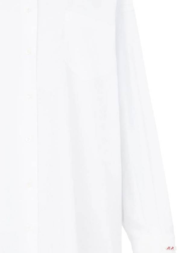 Oversized Long Sleeve Shirt Optical White - MAISON MARGIELA - BALAAN 3