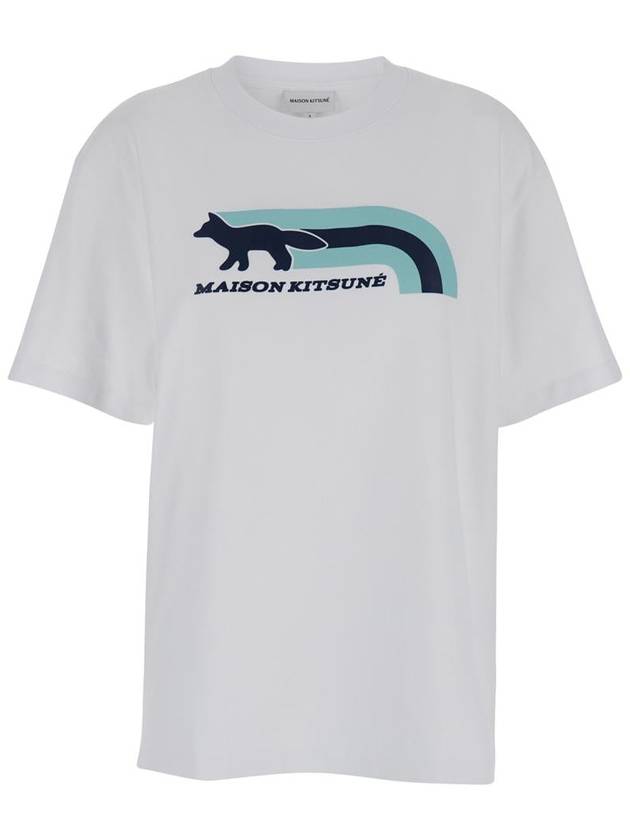 Flash Fox Relaxed Tee-Shirt - MAISON KITSUNE - BALAAN 1