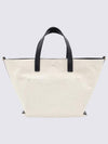 Logo Small Wander Square Tote Bag Cream - JIL SANDER - BALAAN 4