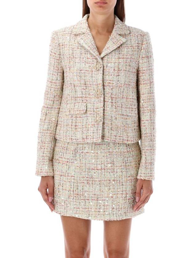 Women's Pastel Boucle Jacket - SELF PORTRAIT - BALAAN 2