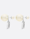 Tribales Pearls Crystals Earrings Silver - DIOR - BALAAN 4