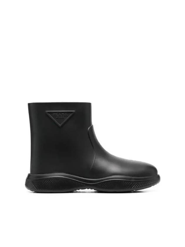 embossed logo ankle boots black - PRADA - BALAAN 2