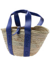 Sense Medium Raffia Basket Tote Bag Beige Blue - CHLOE - BALAAN 3