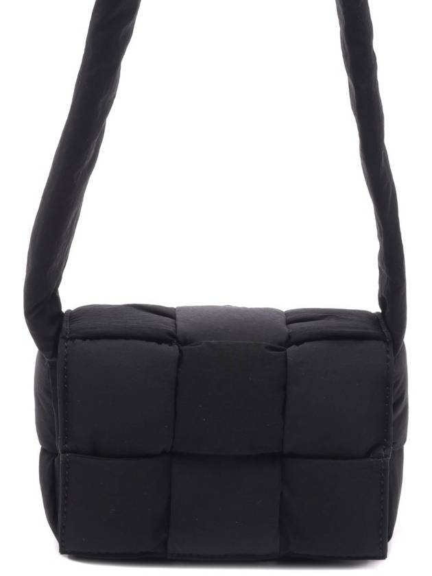 Padded Cassette Mini Cross Bag Black - BOTTEGA VENETA - BALAAN 3