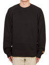 Chase Crew Neck Sweatshirt Black - CARHARTT WIP - BALAAN 2