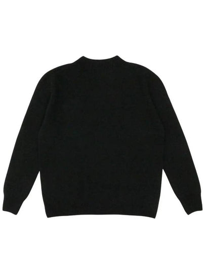 Whole garment lettering wool knit BLACK - MONBIRDIE GOLF - BALAAN 2