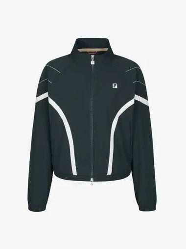 CASA Tennis Curved Windbreaker FS2JKG3351FDGR - FILA - BALAAN 1