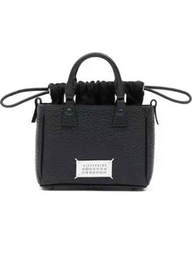 Horizontal Leather Shoulder Bag Black - MAISON MARGIELA - BALAAN 2