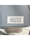 5AC Number Logo Texture Leather Bucket Bag Pale Blue - MAISON MARGIELA - BALAAN 6