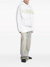 Tape Type Ribbed Pocket Large Fit Hoodie White - BALENCIAGA - BALAAN 4