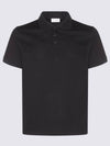 Men's Monogram Cotton Short Sleeve Polo Shirt Black - SAINT LAURENT - BALAAN 5