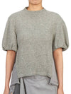 Ribbed knit panel wool t-shirt 2306815 - SACAI - BALAAN 4