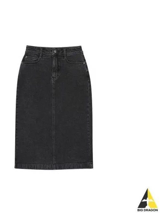 CRS Women s Denim Skirt 9011 Black - KANGOL - BALAAN 1