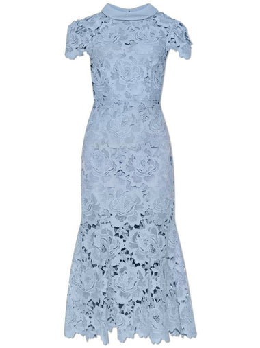 Self Portrait Lace Dress, Women's, Light Blue - SELF PORTRAIT - BALAAN 1