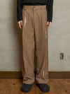 Lip Trousers Pants Brown - UNALLOYED - BALAAN 2