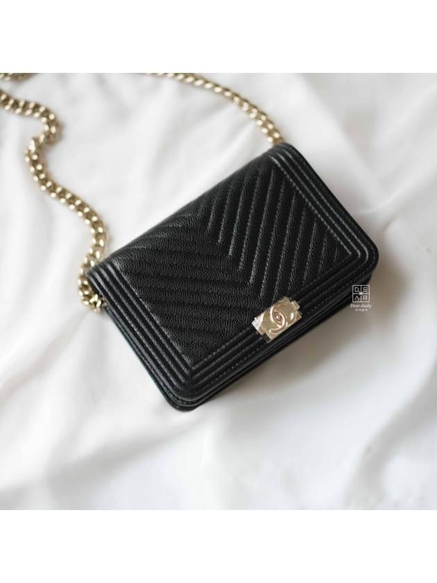 Boy Chevron Mini WOC Cross Bag AP2464 - CHANEL - BALAAN 2