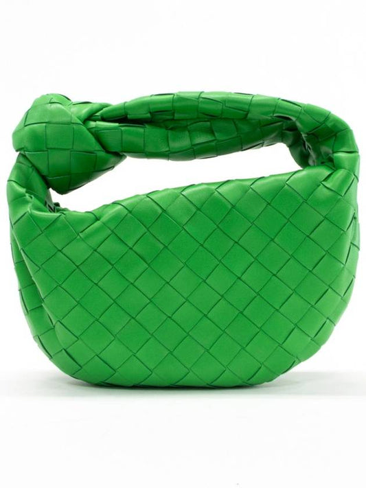 Jodie Intreciato Small Tote Bag Green - BOTTEGA VENETA - BALAAN 2