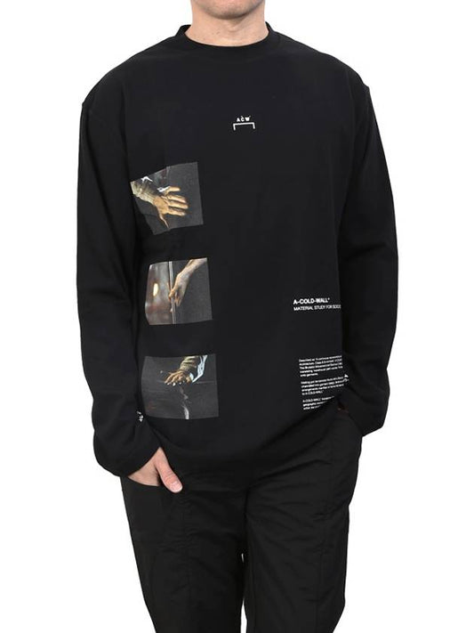 GLASS Men's Sweatshirt Black - A-COLD-WALL - BALAAN 2