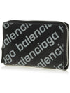 logo zipper wallet black - BALENCIAGA - BALAAN 3