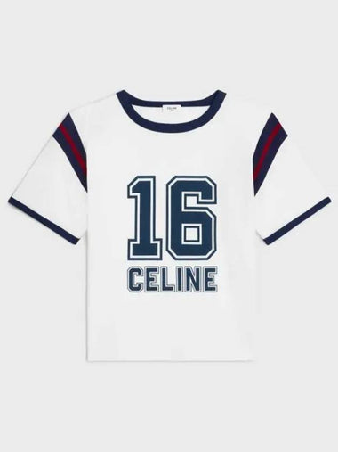 16 Boxy T Shirt Cotton Jersey 2X87J671Q 01JN - CELINE - BALAAN 1