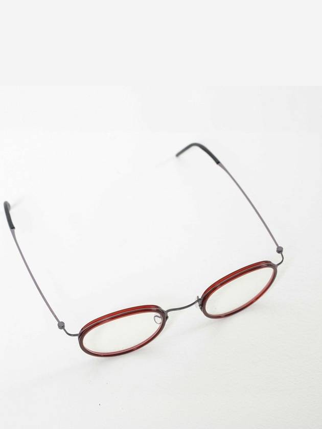 5805 PU14 K258 deep red glasses frame - LINDBERG - BALAAN 3