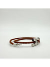 Tournis Tresse Bracelet Brown - HERMES - BALAAN 8