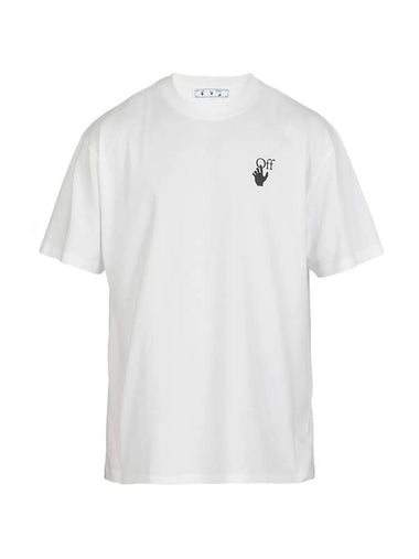 Men's Caravaggio Overfit Short Sleeve T-Shirt White - OFF WHITE - BALAAN 1