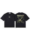 Splash Arrow Over Skate Short Sleeve T Shirt Black - OFF WHITE - BALAAN 11