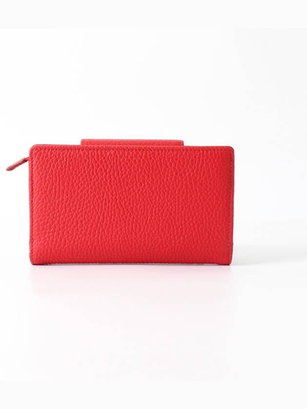 Grain Leather New Medium Wallet Red - VIVIENNE WESTWOOD - BALAAN 3