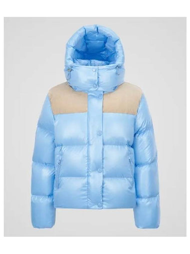 Marietta Sky Blue Women s Down Jacket - DUVETICA - BALAAN 1