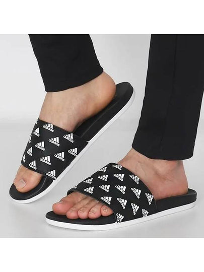 Adilette Comfort Slippers Black - ADIDAS - BALAAN 2