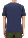 Fox Head Patch Classic Short Sleeve T-Shirt Ink Blue - MAISON KITSUNE - BALAAN 4