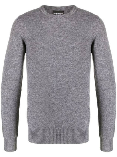 Men's Cashmere Knit Top Gray - EMPORIO ARMANI - BALAAN 2