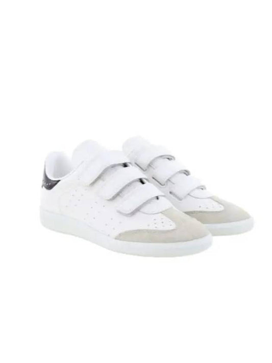 Beth Touch Strap Low Top Sneakers Black - ISABEL MARANT - BALAAN 2