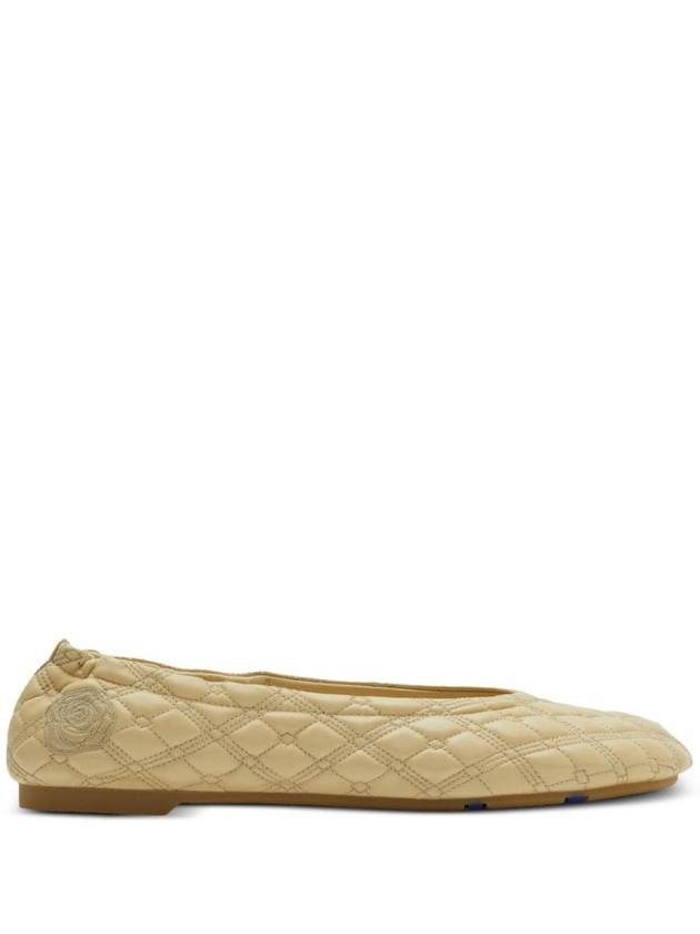 quilted leather ballerina shoes - BURBERRY - BALAAN 2