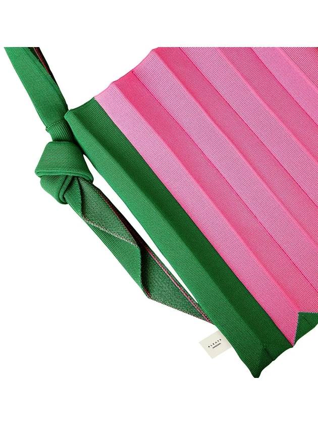 New Cross Bag Pink Green - PLEATSMAMA - BALAAN 3