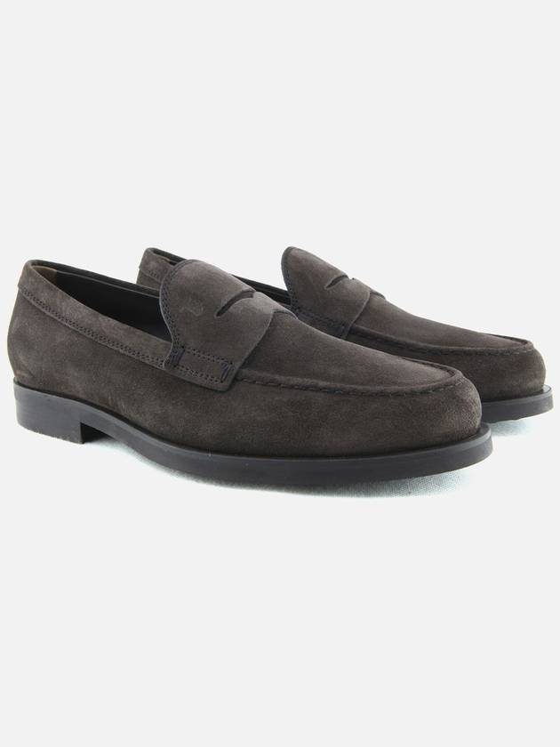 Mocassino Classic Suede Loafers Brown - TOD'S - BALAAN 4