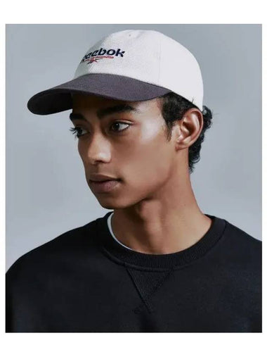 Primary logo color combination ball cap ivory - REEBOK - BALAAN 1