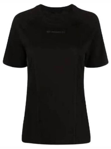 Logo Cotton Short Sleeve T-Shirt Black - MONCLER - BALAAN 1