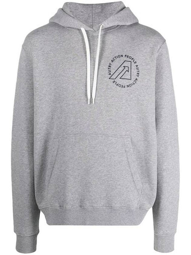 Autry Cotton Hoodie With Front Logo Print - AUTRY - BALAAN 1