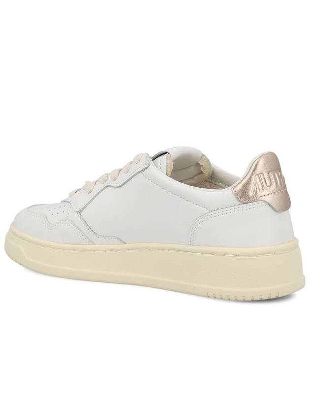 Medalist Goatskin Low Top Sneakers Gold White - AUTRY - BALAAN 4