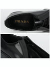 Diapason Opaque Brushed Leather Lace-Up Shoes Black - PRADA - BALAAN 5